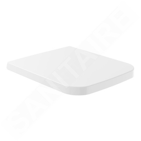 Villeroy & Boch Venticello - Abattant WC avec couvercle, blanc alpin 8M22S101