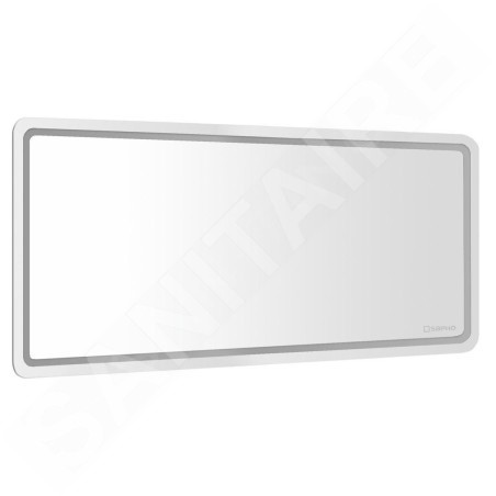 Sapho Nyx - Miroir avec éclairage LED, 1200x600 mm NY120