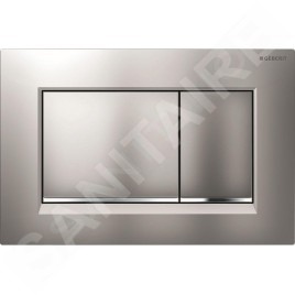 Geberit Kombifix - Set d'installation pré-murale, cuvette Alpha avec abattant, plaque de déclenchement Sigma30, chrome