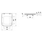 Laufen Pro S - Abattant WC, SoftClose, blanc H8919610000001
