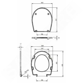 Kolo Rekord - Abattant WC, duroplast, blanc K90111000