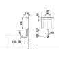 Jika Accessoires - Réservoir de chasse d’eau, remplissage latéral, Dual Flush, blanc H8937100000001 Jika Accessoires - Réservoir de chasse d’eau, remplissage latéral, Dual Flush, blanc H8937100000001