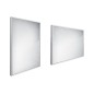 Nimco Miroirs - Miroir avec éclairage LED, 600x800 mm, aluminium ZP 13002 Nimco Miroirs - Miroir avec éclairage LED, 600x800 mm, aluminium ZP 13002