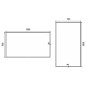 Nimco Miroirs - Miroir avec éclairage LED, 1200x700 mm, carré, aluminium ZP 13006 Nimco Miroirs - Miroir avec éclairage LED, 1200x700 mm, carré, aluminium ZP 13006