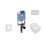 Ideal Standard ProSys - Ensemble pour WC suspendu, cuvette et abattant Strada II, Plaque de déclenchement Oleas M2, Aquablade, Ideal Standard ProSys - Ensemble pour WC suspendu, cuvette et abattant Strada II, Plaque de déclenchement Oleas M2, Aquablade,