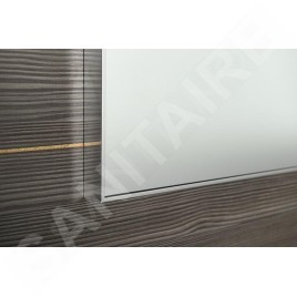 Sapho Arowana - Miroir dans un cadre 1200x600 mm, chrome AW1260