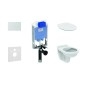 Ideal Standard ProSys - Set d'installation pré-murale, cuvette Alpha avec abattant, plaque de déclenchement Oleas M1, Ideal Standard ProSys - Set d'installation pré-murale, cuvette Alpha avec abattant, plaque de déclenchement Oleas M1,