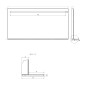 Sapho Breto - Miroir Breto, 1200x608 mm, avec éclairage LED et étagère BT120 Sapho Breto - Miroir Breto, 1200x608 mm, avec éclairage LED et étagère BT120