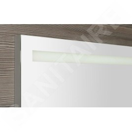 Sapho Breto - Miroir Breto, 1200x608 mm, avec éclairage LED et étagère BT120