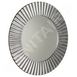 Sapho Miroirs - Miroir Pride dans un cadre, diamètre 900 mm, argenté PD902