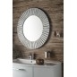 Sapho Miroirs - Miroir Pride dans un cadre, diamètre 900 mm, argenté PD902 Sapho Miroirs - Miroir Pride dans un cadre, diamètre 900 mm, argenté PD902