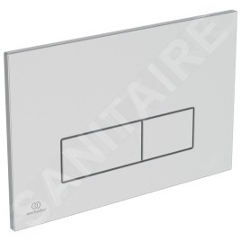 Ideal Standard ProSys - Ensemble pour WC suspendu, cuvette et abattant Bau Ceramic, Plaque de déclenchement Oleas M2, Rimless,