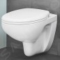 Ideal Standard ProSys - Ensemble pour WC suspendu, cuvette et abattant Bau Ceramic, Plaque de déclenchement Oleas M2, Rimless, Ideal Standard ProSys - Ensemble pour WC suspendu, cuvette et abattant Bau Ceramic, Plaque de déclenchement Oleas M2, Rimless,