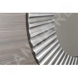 Sapho Miroirs - Miroir Pride dans un cadre, diamètre 900 mm, argenté PD902