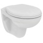 Ideal Standard ProSys - Ensemble pour WC suspendu, cuvette et abattant Eurovit, Plaque de déclenchement Oleas M2, Rimless, Ideal Standard ProSys - Ensemble pour WC suspendu, cuvette et abattant Eurovit, Plaque de déclenchement Oleas M2, Rimless,
