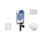 Ideal Standard ProSys - Ensemble pour WC suspendu, cuvette et abattant Architectura, Plaque de déclenchement Oleas M2, Ideal Standard ProSys - Ensemble pour WC suspendu, cuvette et abattant Architectura, Plaque de déclenchement Oleas M2,
