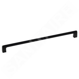 Sapho Accessoires - Poignée de meuble, entraxe 320 mm, noir mat S320B