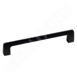 Sapho Accessoires - Poignée pour le meuble, longueur 160 mm, noir mat S160B