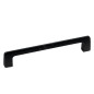 Sapho Accessoires - Poignée pour le meuble, longueur 160 mm, noir mat S160B