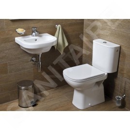 Jika Deep - WC combiné avec réservoir de chasse, 650x360x430 mm, évacuation vers le bas, blanc H8266170002811