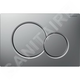 Geberit Kombifix - Bâti-support pour WC suspendu avec plaque de déclenchement Sigma 01, chrome mat + Ideal Standard Tesi –
