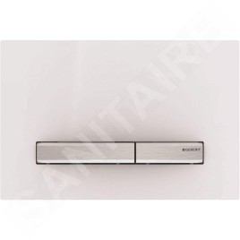 Geberit Kombifix - Bâti-support pour WC suspendu avec plaque de déclenchement Sigma 50, blanc alpin + Ideal Standard Tesi –