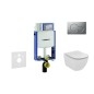 Geberit Kombifix - Bâti-support pour WC suspendu avec plaque de déclenchement Sigma 01, chrome mat + Ideal Standard Tesi – Geberit Kombifix - Bâti-support pour WC suspendu avec plaque de déclenchement Sigma 01, chrome mat + Ideal Standard Tesi –