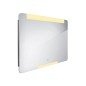 Nimco Miroirs - Miroir avec éclairage LED, 900x700 mm, capteur tactile, aluminium ZP 22019V