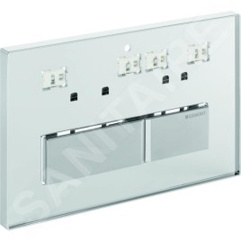 Geberit Sigma50 - Bouton de commande de chasse d’eau, sans remplissage 115.788.00.1
