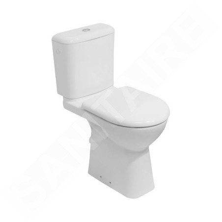 Jika Deep - Cuvette combinée, sans obstacle, évacuation arrière, blanc H8236160000001