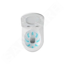Ravak Chrome - WC suspendu Uni Rim, blanc X01516