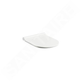 Ravak Chrome - Abattant de toilette Uni Slim, SoftClose, blanc X01550