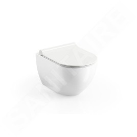 Ravak Chrome - Abattant de toilette Uni Slim, SoftClose, blanc X01550