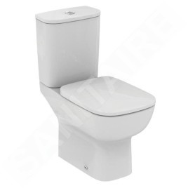 Ideal Standard Esedra - WC à poser, sortie par le bas/par arrière, blanc T283401
