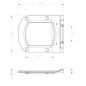 Ravak Classic - Abattant WC Classic Slim, SoftClose, blanc X01673