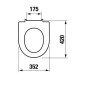Jika Lyra plus - Abattant WC, blanc H8903840000631