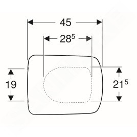 Geberit Selnova Square - abattant de WC, duroplast, Softclose, blanc 500.334.01.1