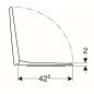 Geberit Selnova Square - abattant de WC, duroplast, Softclose, blanc 500.334.01.1