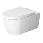 Geberit Duofix - Ensemble bâti-support, cuvette de toilette et siège ME by Starck, Rimless, SoftClose, plaque Sigma30, chrome