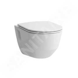 Laufen Pro - WC suspendu avec abattant Slim, Slowclose, Rimless, blanc H8669540000001