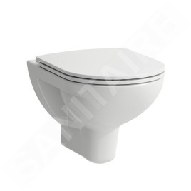 Laufen Pro - WC suspendu avec abattant Slim, Slowclose, Rimless, blanc H8669510000001