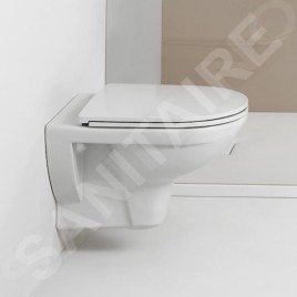 Laufen Pro - WC suspendu avec abattant Slim, Slowclose, Rimless, blanc H8669510000001