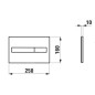 Laufen LIS - Plaque de déclenchement AW1, chrome H8956610040001