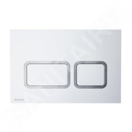 Ravak Twin - Bouton de commande de la chasse d'eau, en satin X01739