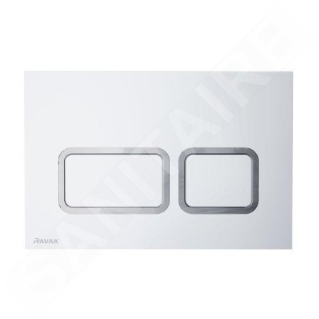 Ravak Twin - Bouton de commande de la chasse d'eau, en satin X01739