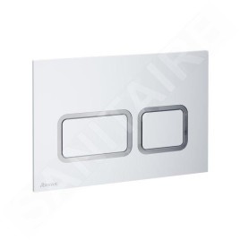 Ravak Twin - Bouton de commande de la chasse d'eau, en satin X01739