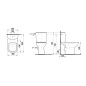 Jika Deep - Set WC combiné avec réservoir de chasse, évacuation arrière, Dual Flush, blanc H8266160002801 Jika Deep - Set WC combiné avec réservoir de chasse, évacuation arrière, Dual Flush, blanc H8266160002801