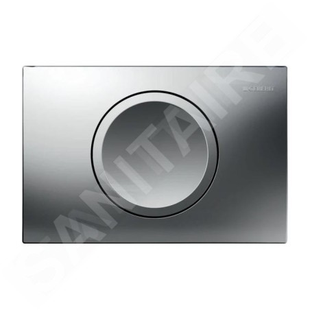 Geberit Delta15 - Plaque de déclenchement, chrome mat 115.109.46.1