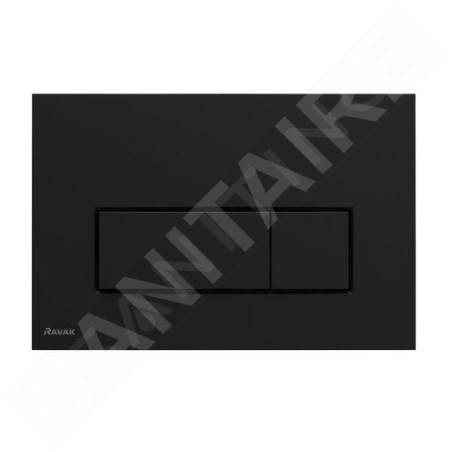Ravak Uni Slim - Plaque de déclenchement, noir mat X01744