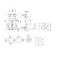 kielle Genesis - Ensemble bâti-support, cuvette Arkas I, abattant WC softclose et plaque Gemini II, noir mat / chrome 30505SS04
